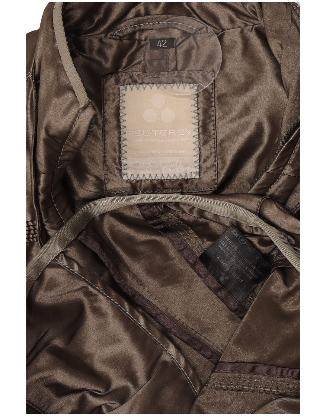 PEUTEREY Utility Jacket til kvinder IT 42 Medium Khaki Polyester