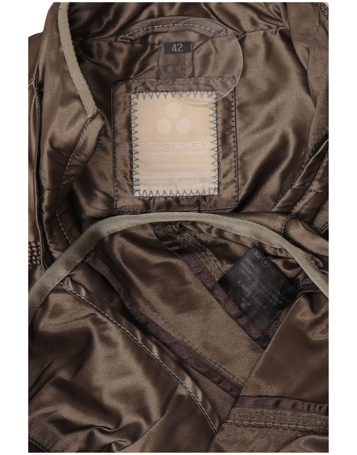 PEUTEREY Utility Jacket til kvinder IT 42 Medium Khaki Polyester