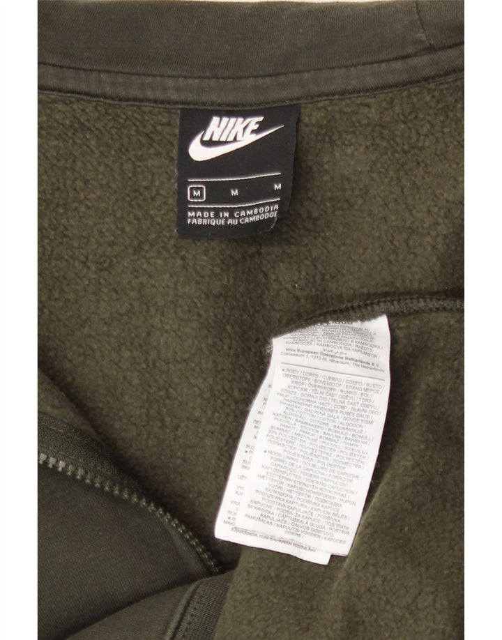 Nike hættetrøje med lynlås til mænd Medium Khaki Bomuld