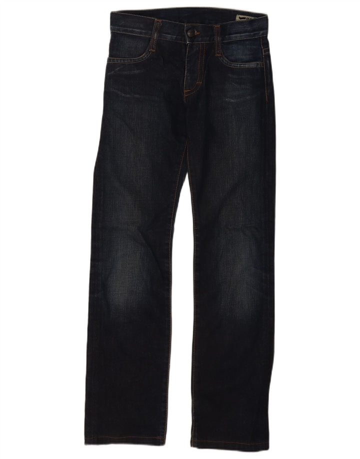 Gas Straight Jeans til kvinder W25 L30 Blå Bomuld