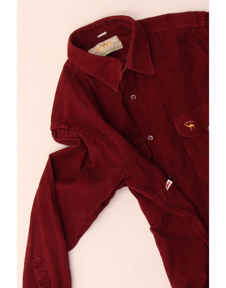 CAMEL ACTIVE Herre fløjlsskjorte Medium rød bomuld