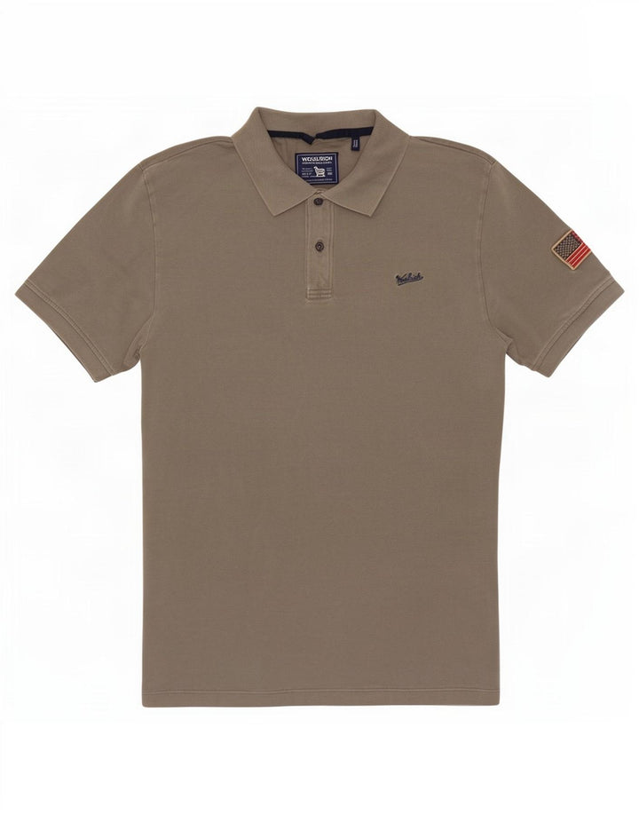 Woolrich herre poloshirt lille grå bomuld