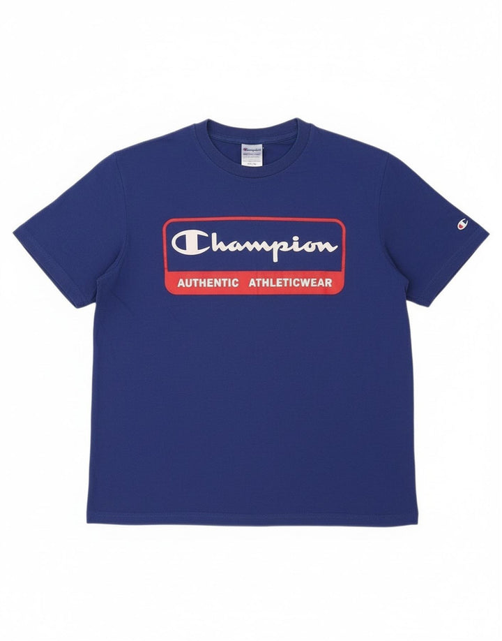 Champion Herre grafisk T-shirt top lille marineblå