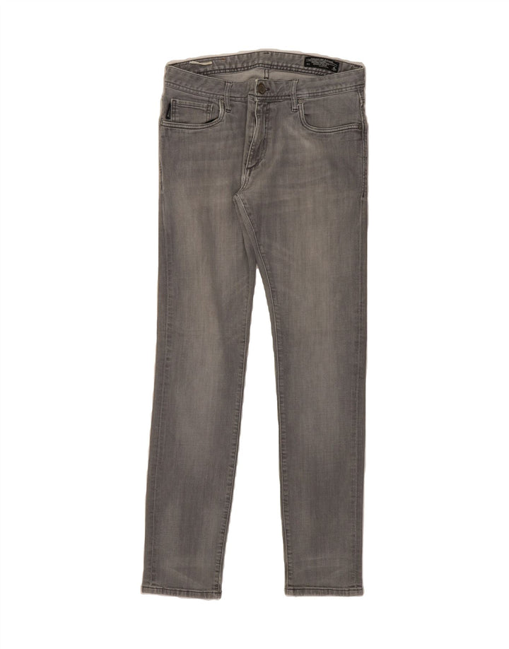 JACK & JONES Mens Slim Jeans W32 L32 Grey Vintage Jack & Jones and Second-Hand Jack & Jones from Messina Hembry 