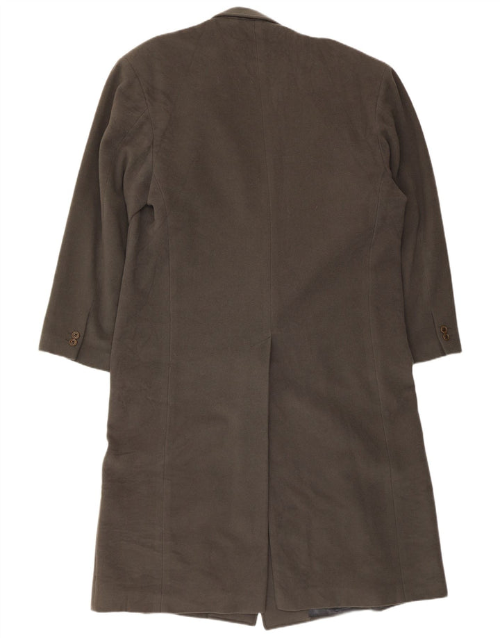Trussardi Herre Dobbeltradet Frakke IT 52 XL Khakiuld