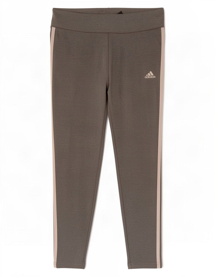 Adidas Womens Climalite Leggings UK 12/14 Medium Grey