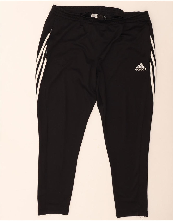Adidas Herre Climalite træningsdragt bukser 2XL sort polyester