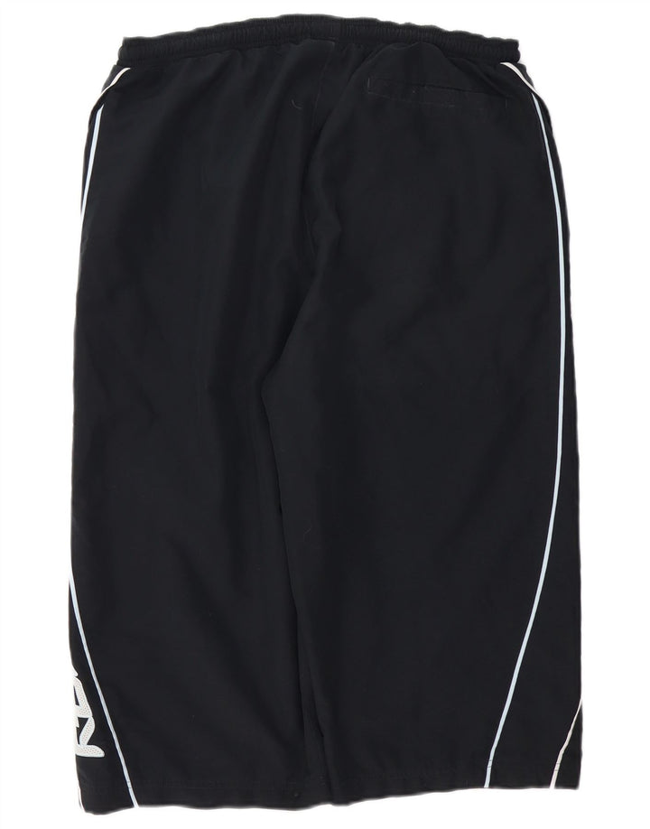 REEBOK Herre grafiske Bermuda Sportshorts IT 50 Large Black Polyester