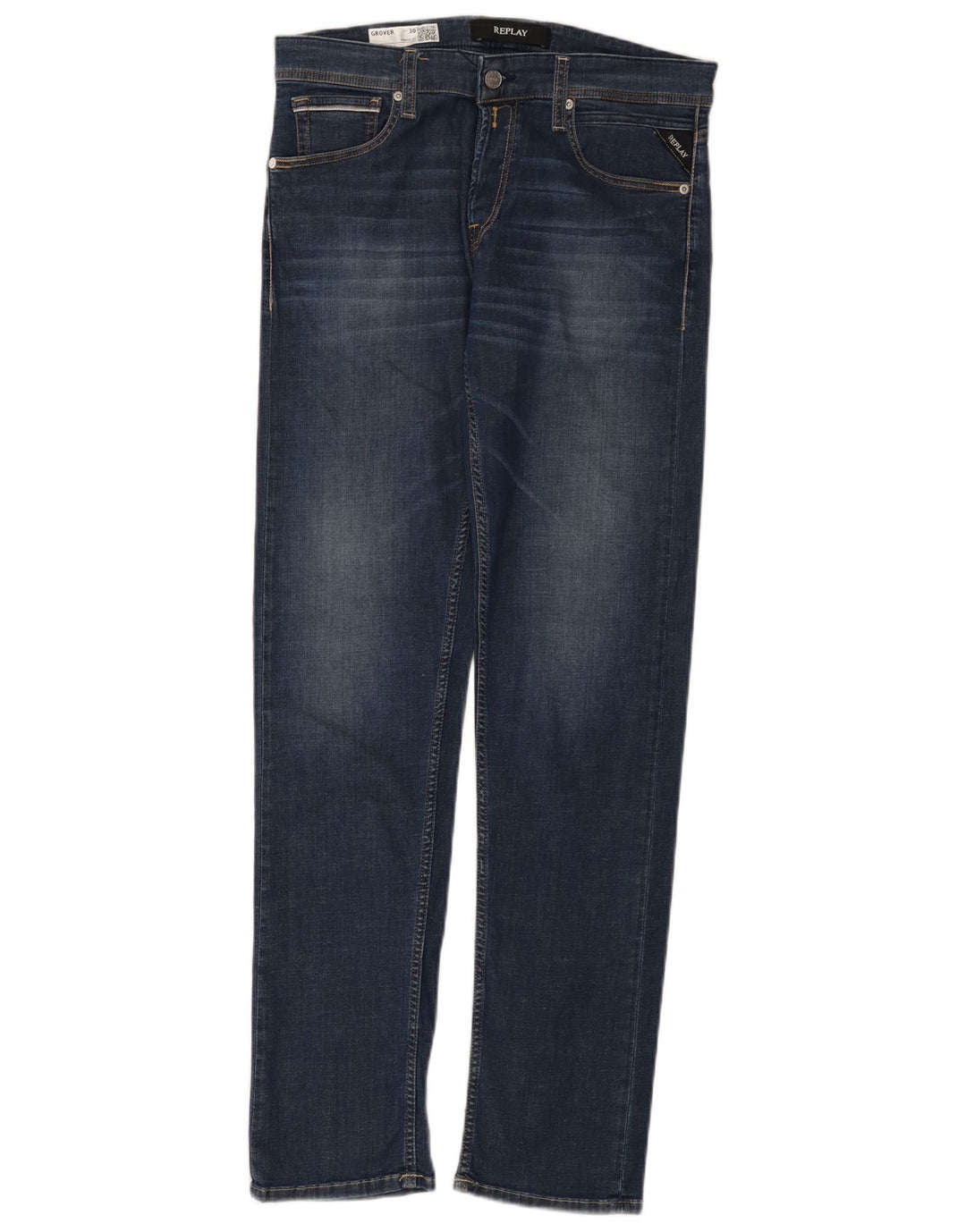 Replay Kvinder Grover Slim Jeans W30 L32 Marineblå