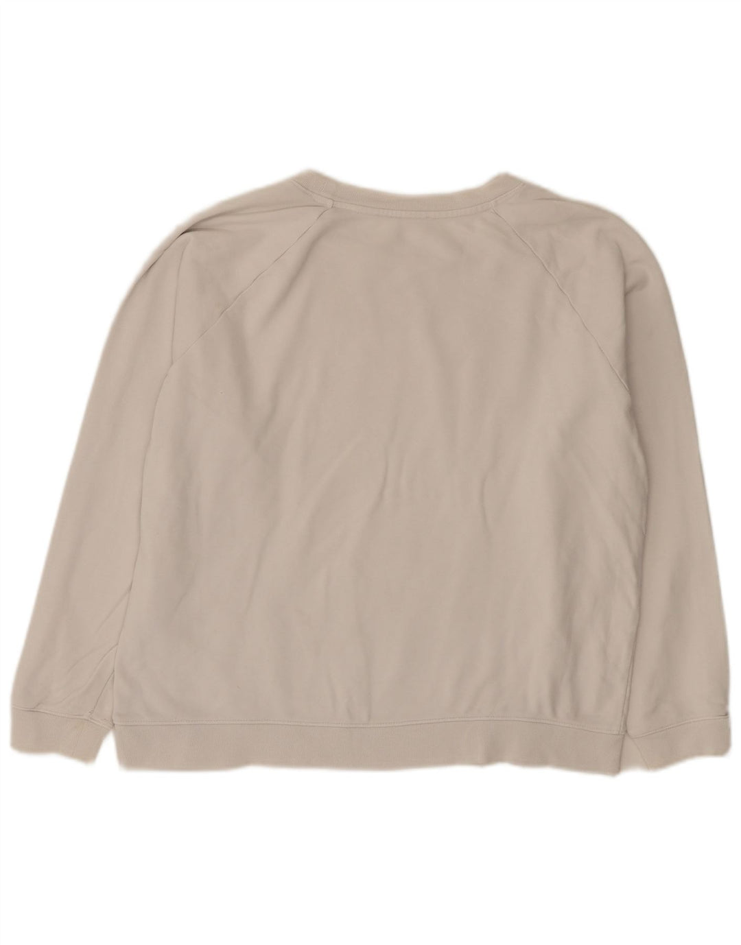 Levi's Dame Grafisk Oversized Sweatshirt Jumper UK 16 Stor hvid bomuld