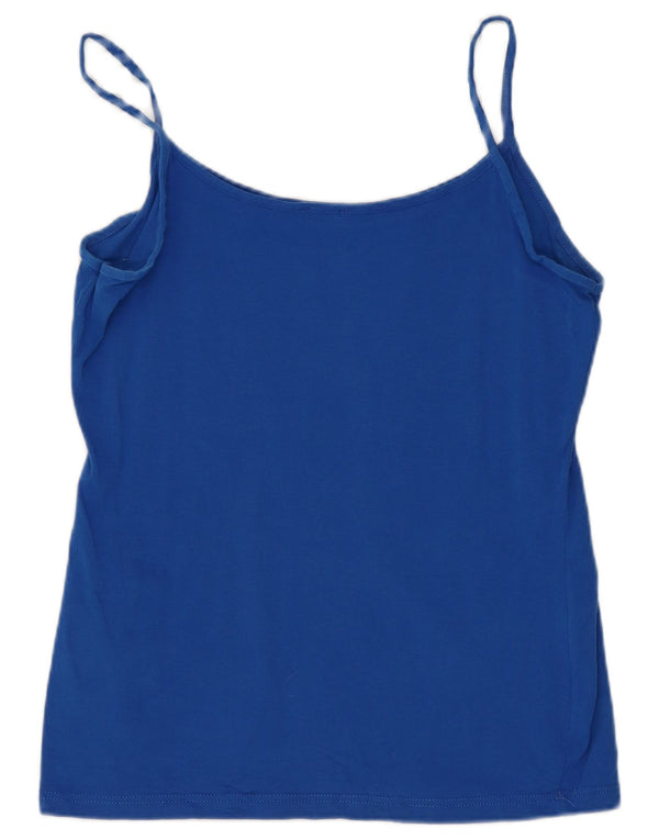 Kappa Girls Crop Cami Top 13-14 År XL Blå Bomuld