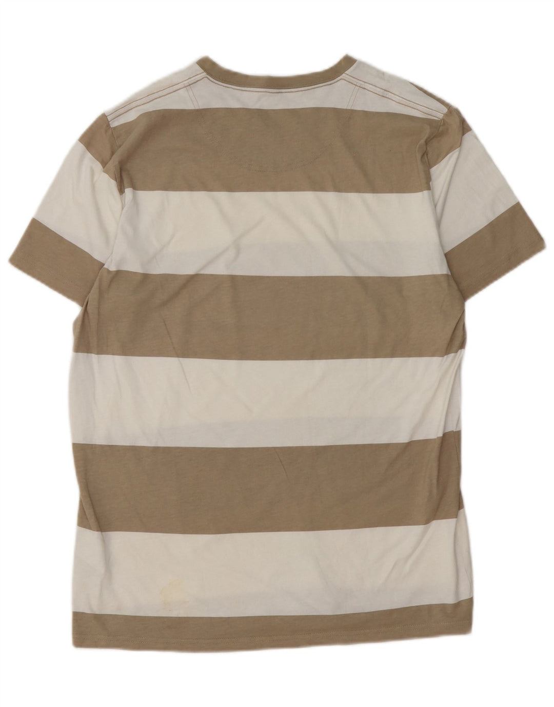 Hollister herre T-shirt top mellem brun stribet bomuld