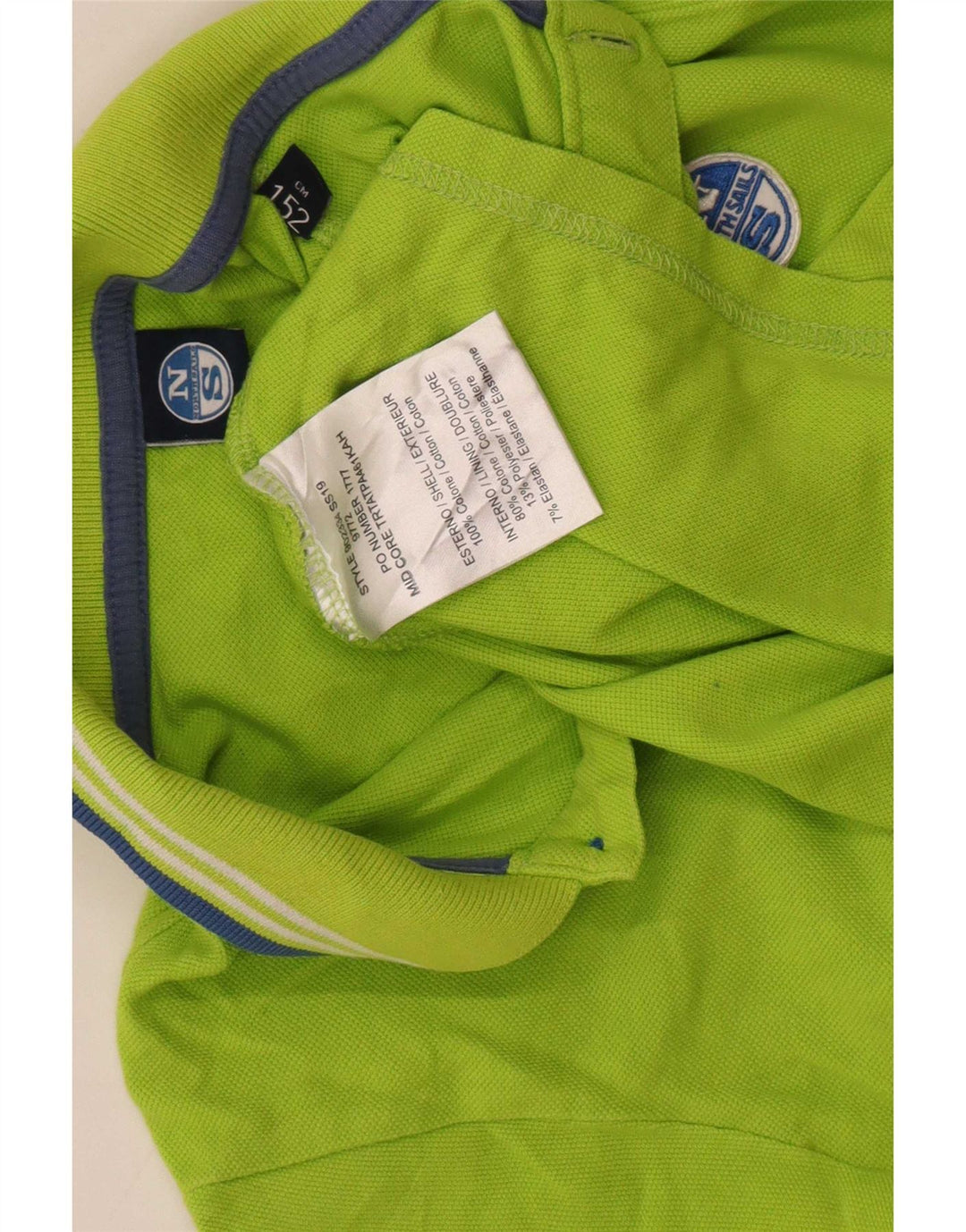 North Sails Boys Polo Shirt 11-12 År Grøn Bomuld