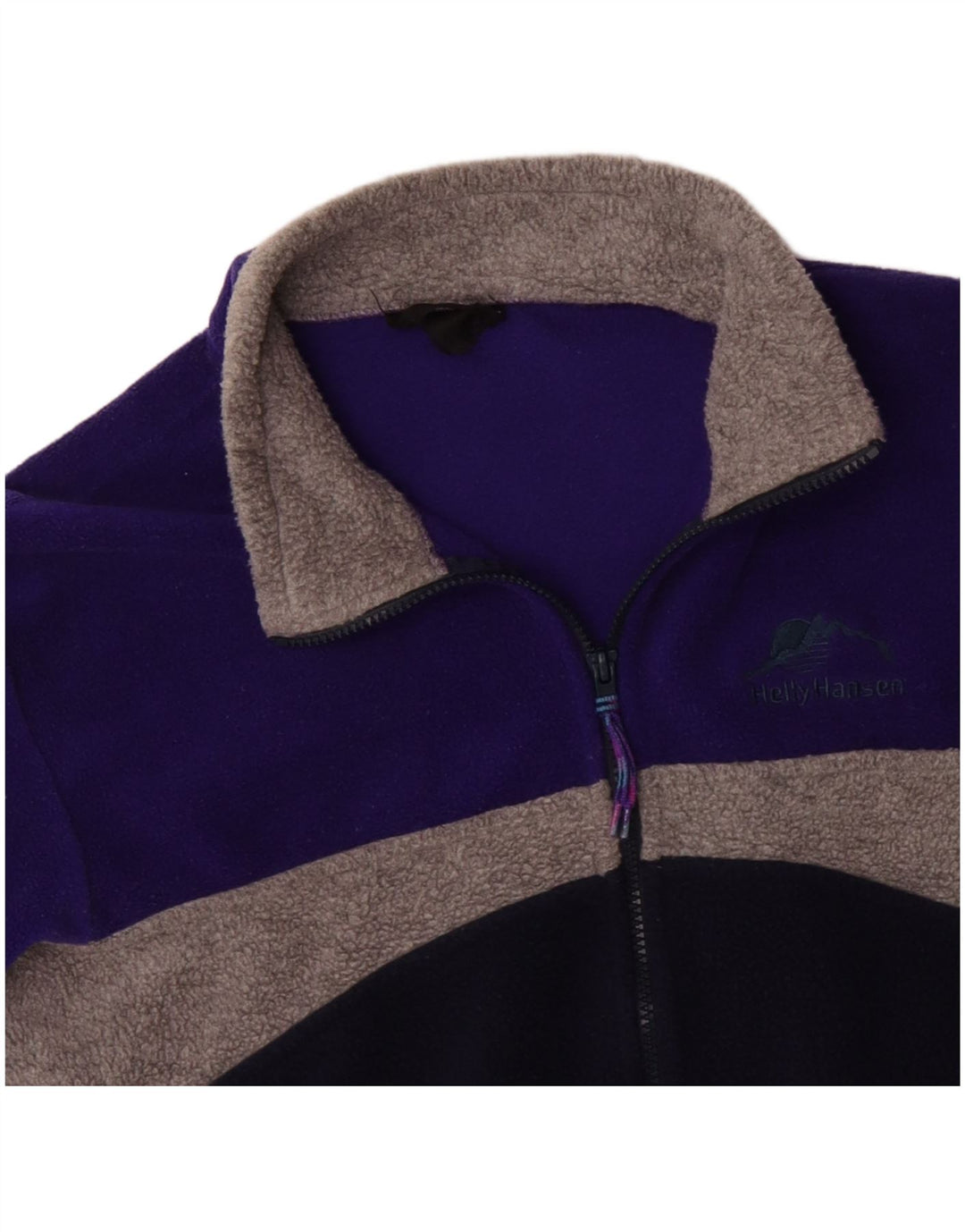 HELLY HANSEN Fleecejakke til mænd UK 38 Medium Navy Blue Colourblock