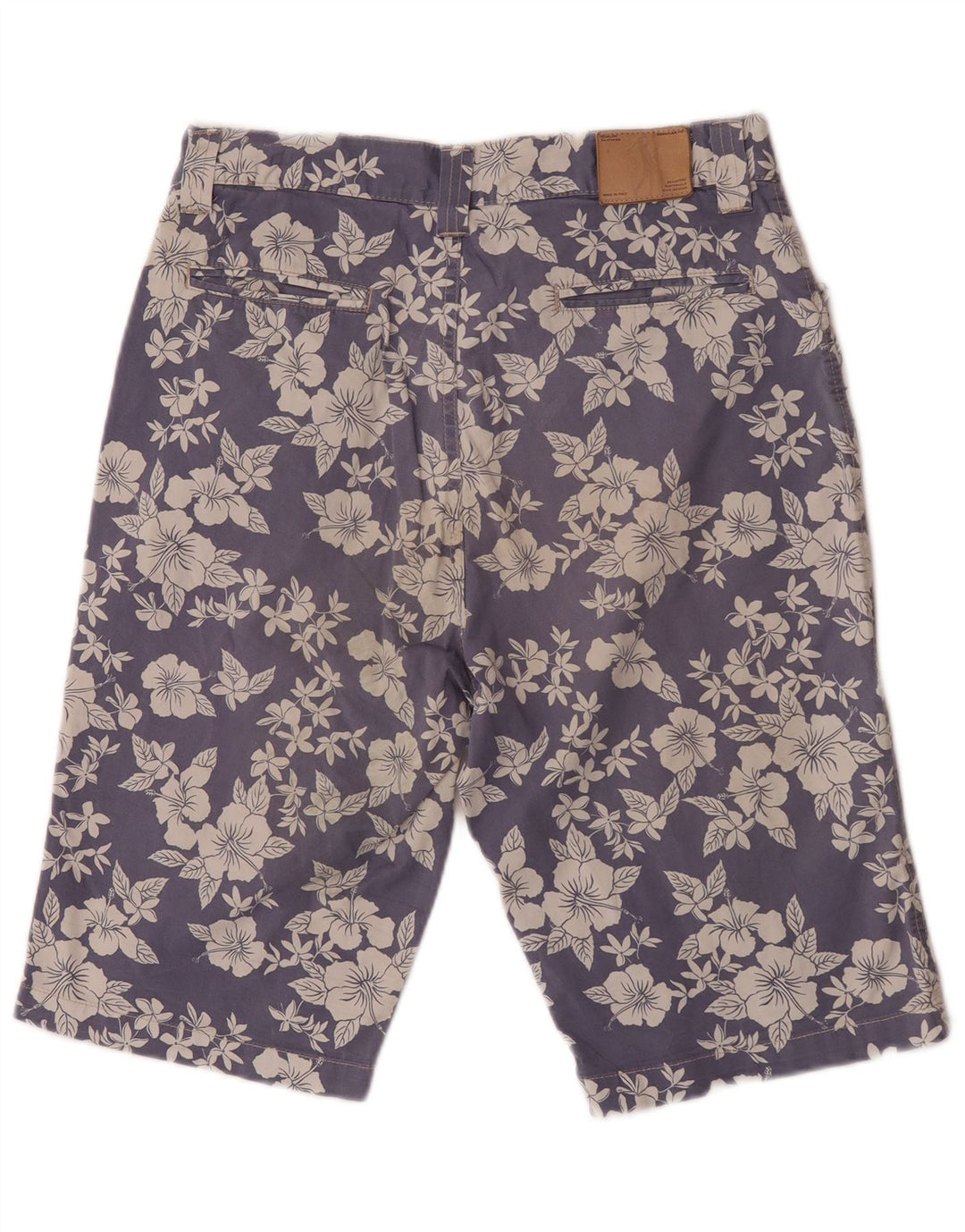 Jeckerson Herre Bermuda Shorts W31 Medium Blue Floral Bomuld