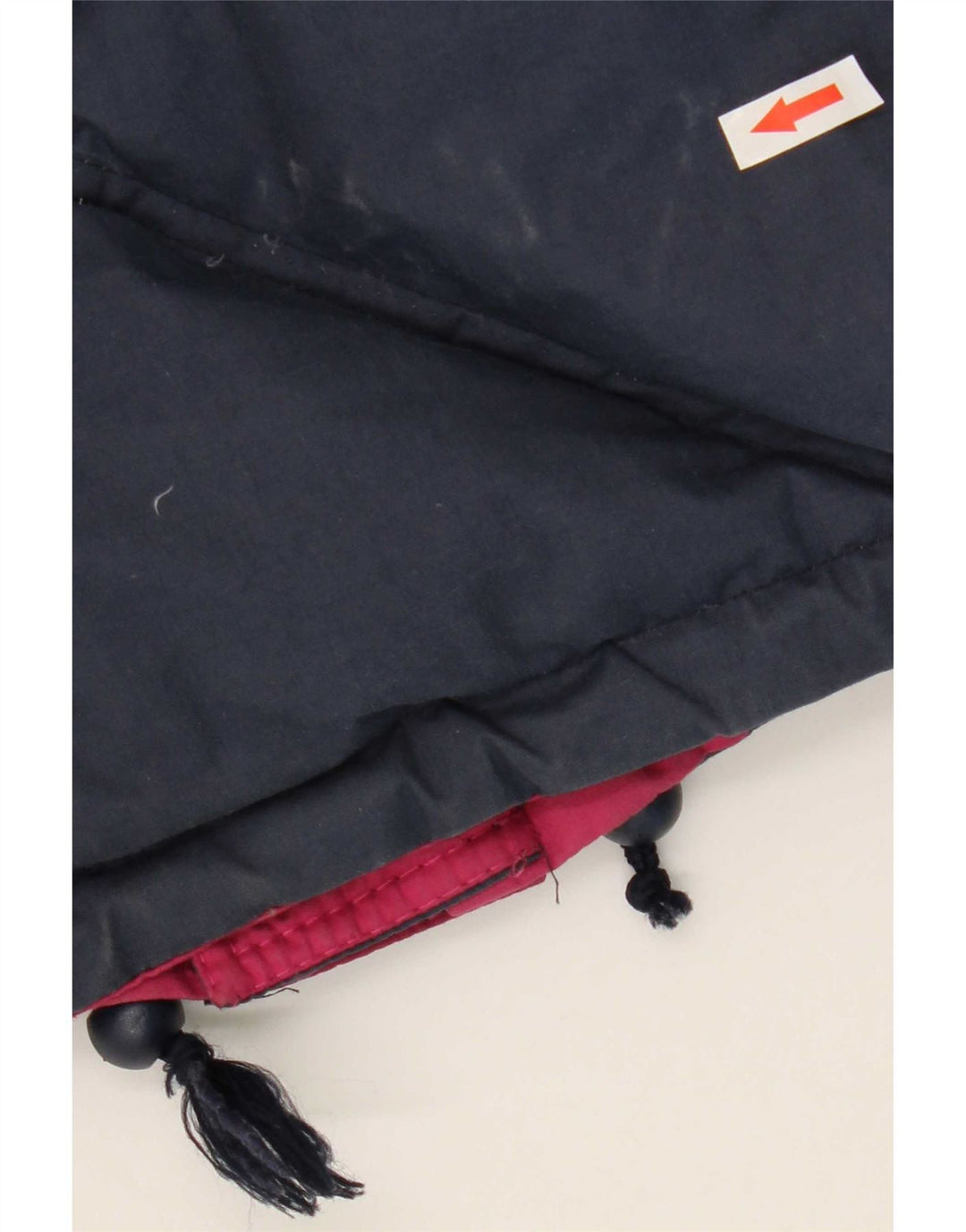 Vintage polstret vendbar skijakke til mænd UK 40 Large Pink Polyester