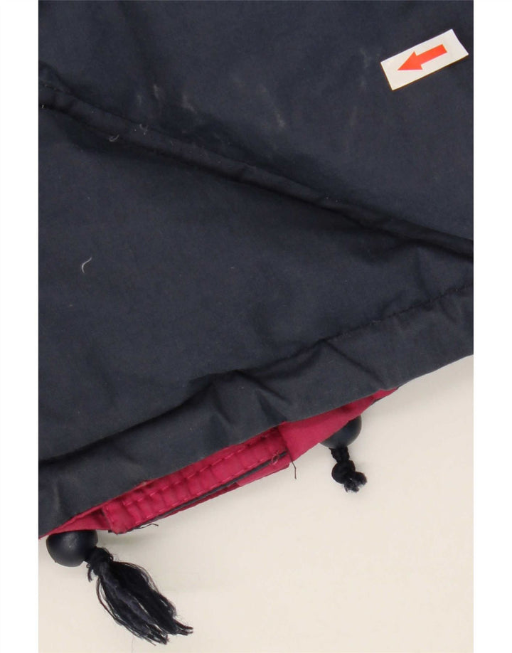 Vintage polstret vendbar skijakke til mænd UK 40 Large Pink Polyester