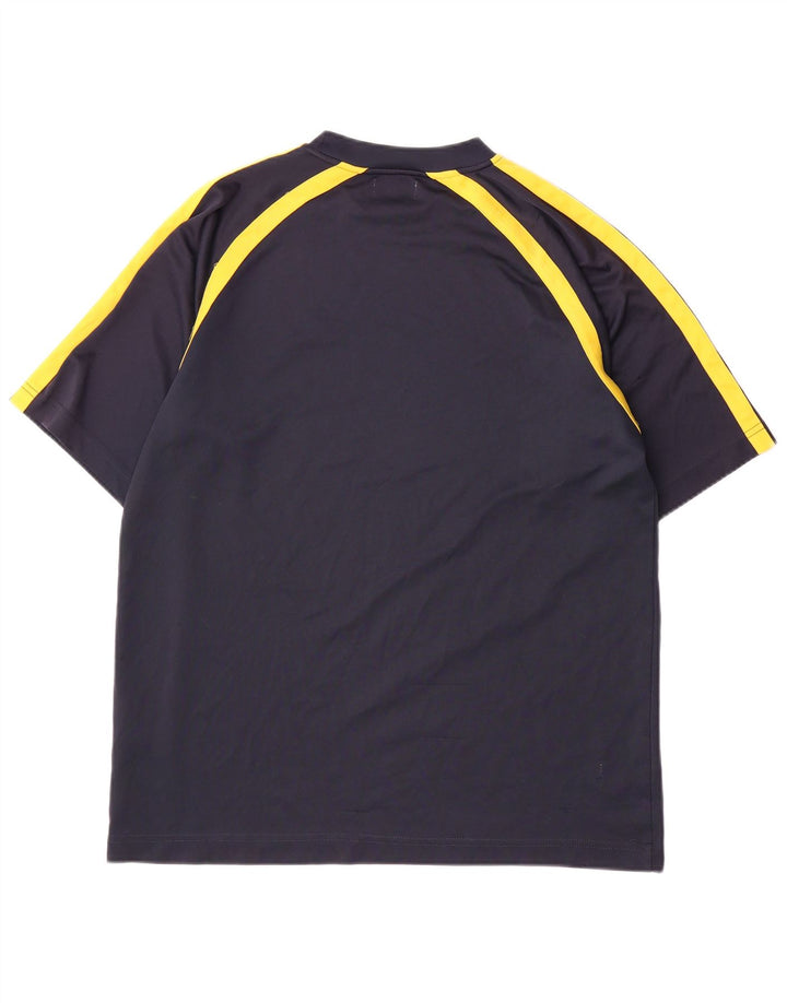 Kappa Herre T-Shirt Top Stor Marineblå Colourblock Polyester