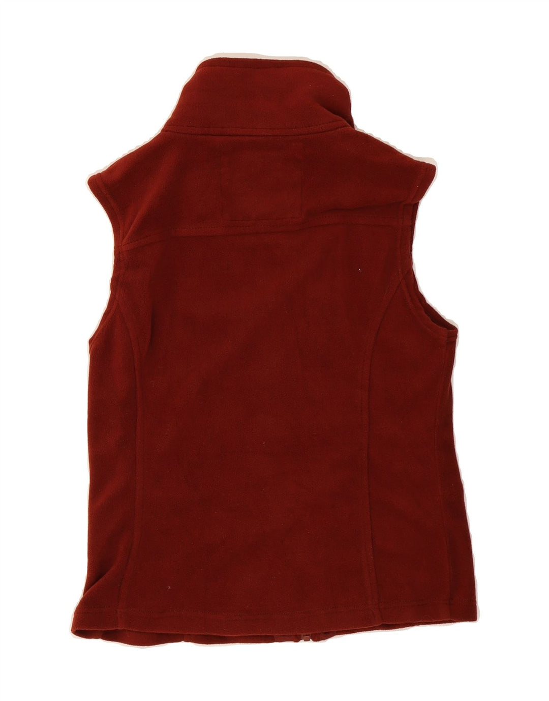 KHUJO Womens Fleece Gilet UK 10 Small Maroon Polyester Vintage KHUJO and Second-Hand KHUJO from Messina Hembry 