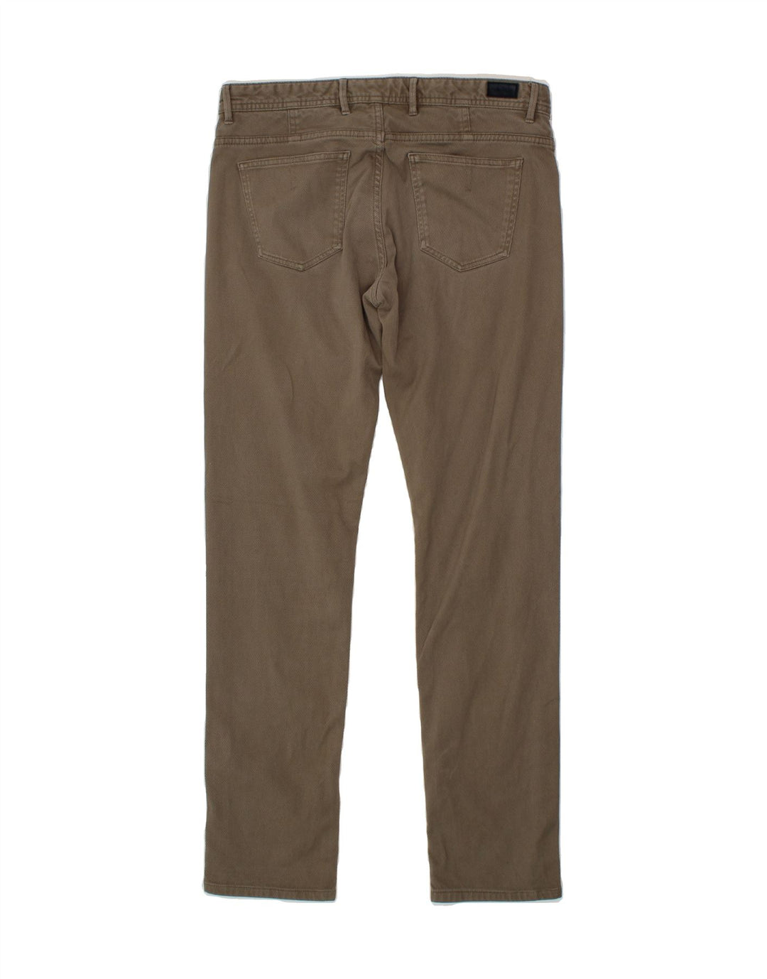 MASSIMO DUTTI Womens Slim Fit Casual Trousers EU 40 Medium W30 L31 Brown Vintage Massimo Dutti and Second-Hand Massimo Dutti from Messina Hembry 