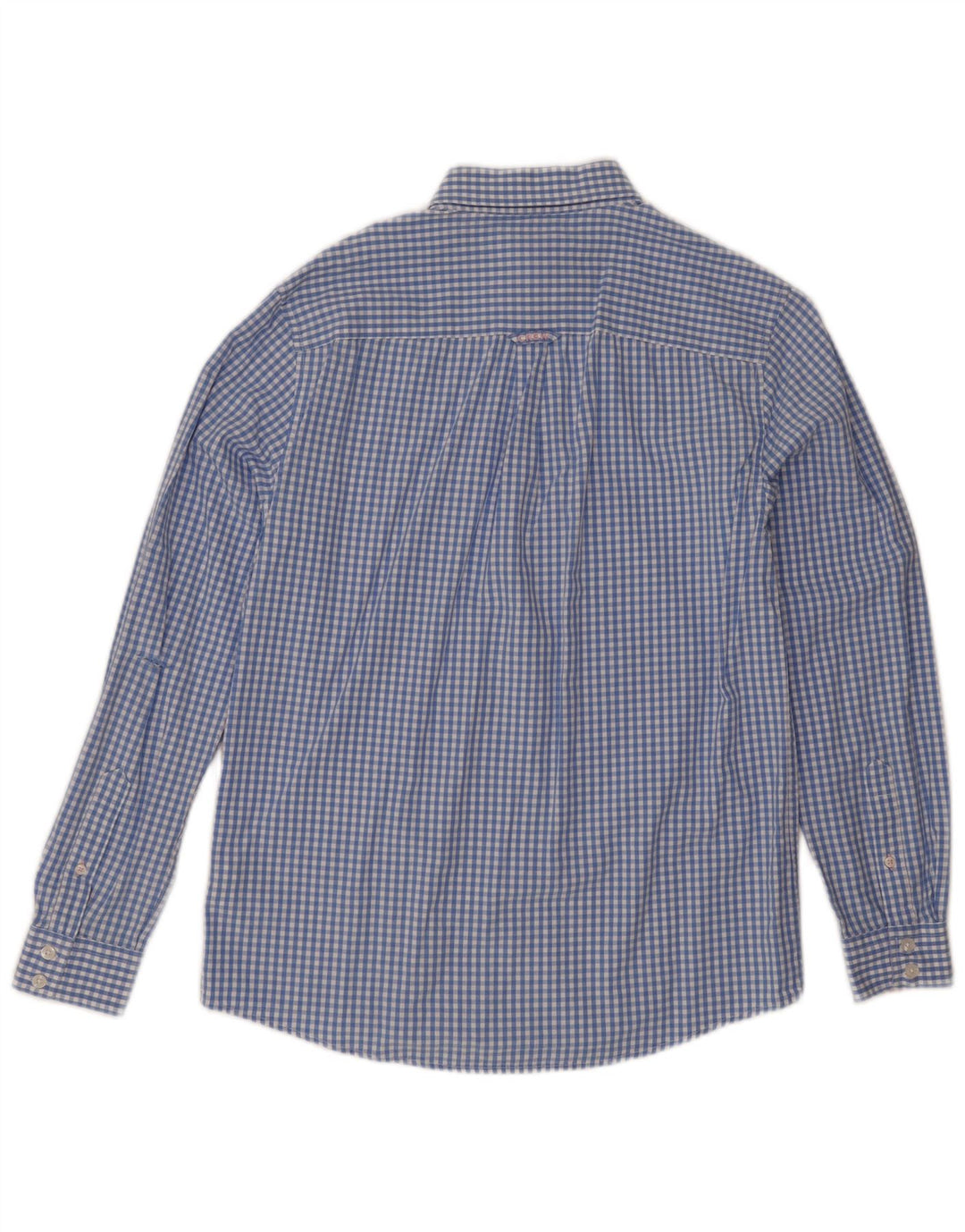 Crew Clothing Herre Classic Fit skjorte Lille blå Gingham bomuld