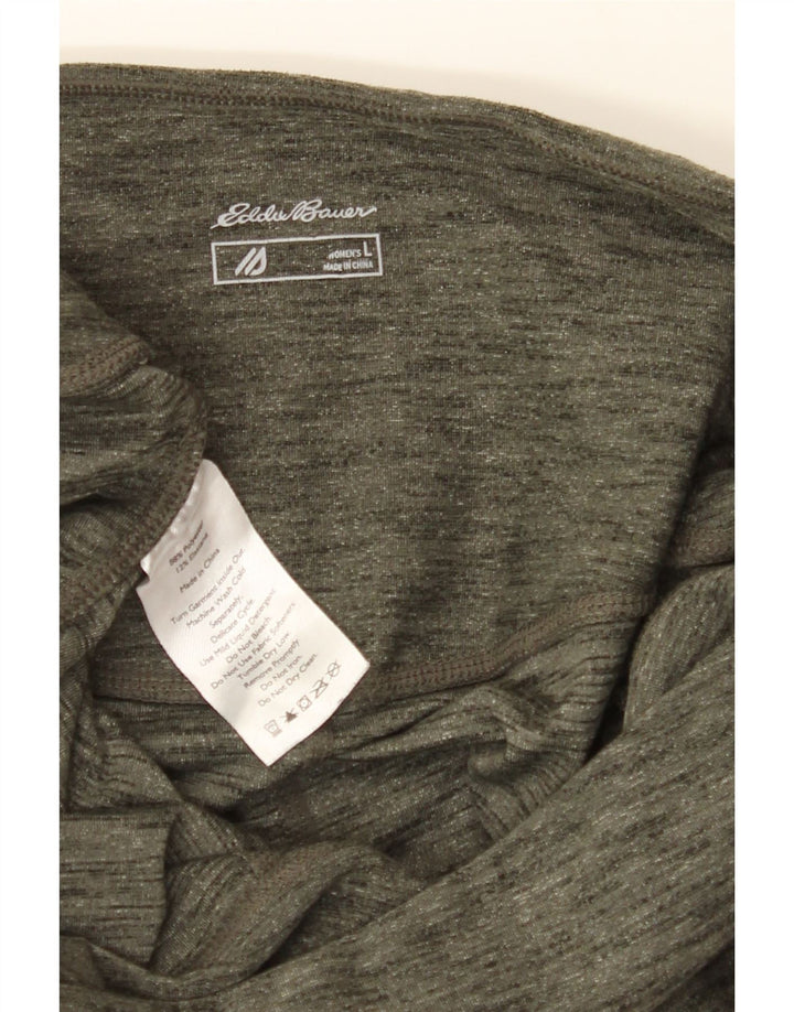 EDDIE BAUER Womens Leggings UK 16 Large Khaki Flecked Polyester Vintage Eddie Bauer and Second-Hand Eddie Bauer from Messina Hembry 