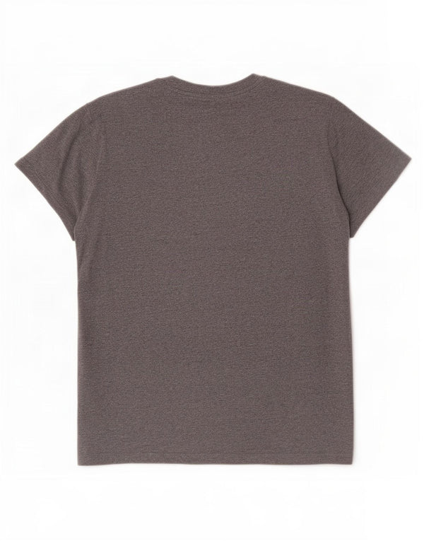 Superdry grafisk t-shirt til mænd, mellemgrå flækket bomuld