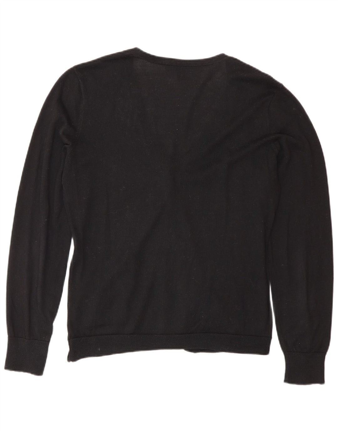 Ralph Lauren Dame Cardigan Sweater UK 10 Small Black