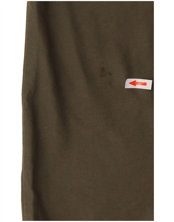 Vintage herreskjorte str. 43/44 XL Khaki Polyester