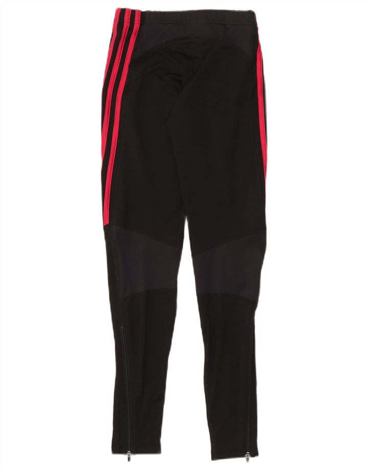 Adidas Womens Leggings UK 10 Small Black Polyester