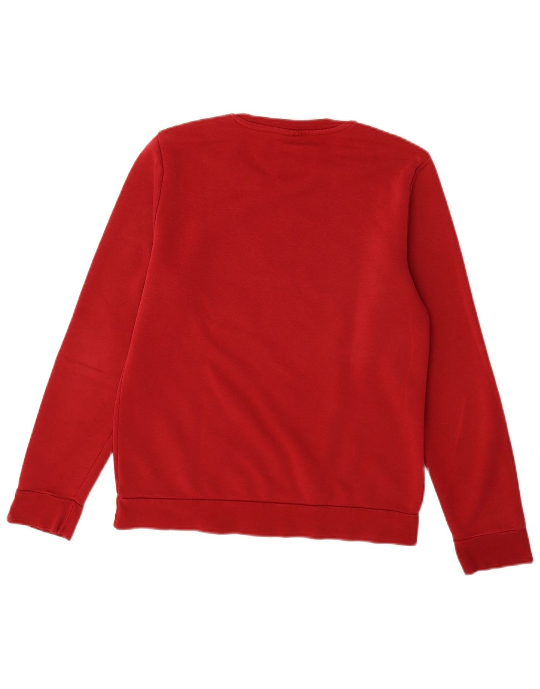 Adidas Graphic Sweatshirt Jumper UK 12/14 Medium Rød Bomuld