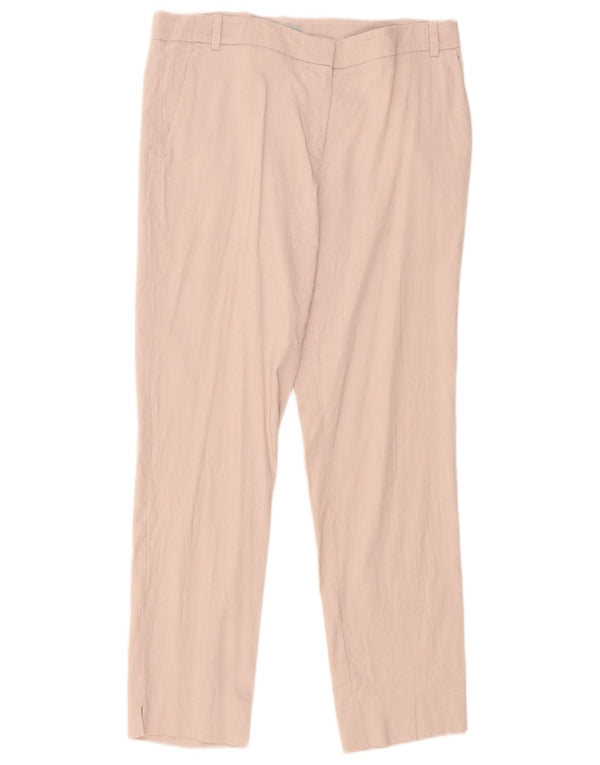 Jigsaw Dame Slim Chino Bukser UK 12 Medium W32 L28 Pink Linen