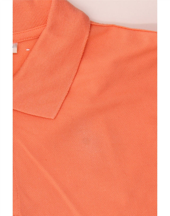 RIFLE Poloshirt til mænd Stor Orange Bomuld