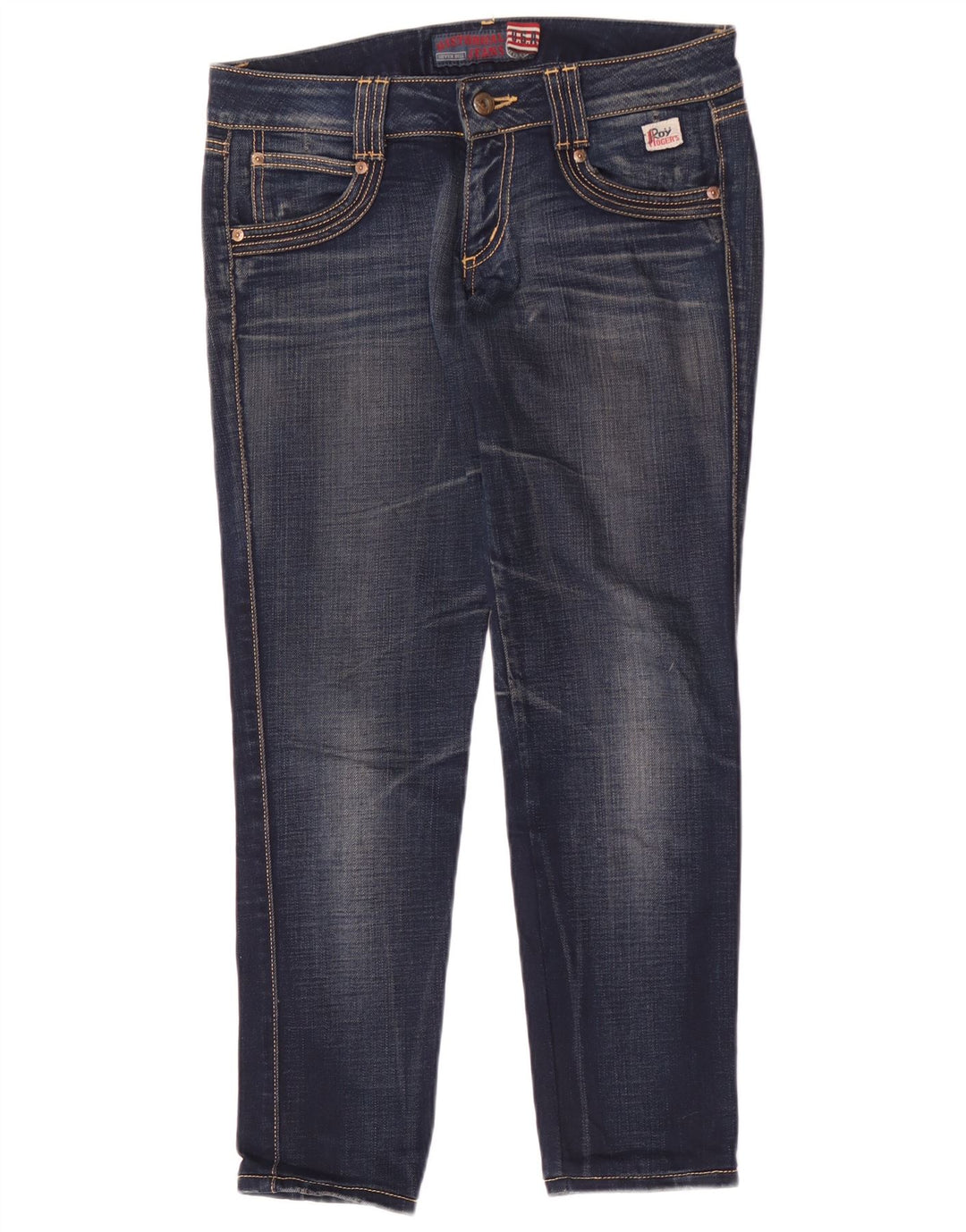 Roy Rogers Dame Slim Jeans IT 42 Medium W28 L28 Blå