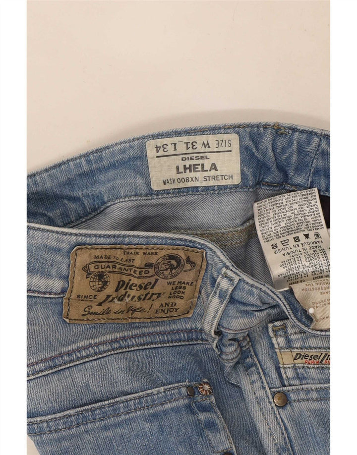 Diesel Dame Lhela Slim Jeans W31 L34 Blå Bomuld