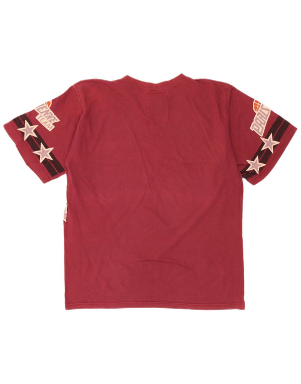 Compagnie Mens Graphic T-Shirt Top XL Burgundy