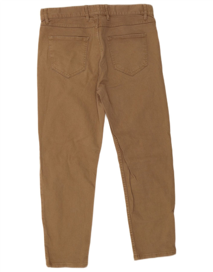 Zara Herre Slim Jeans EU 44 Large W34 L28 Beige