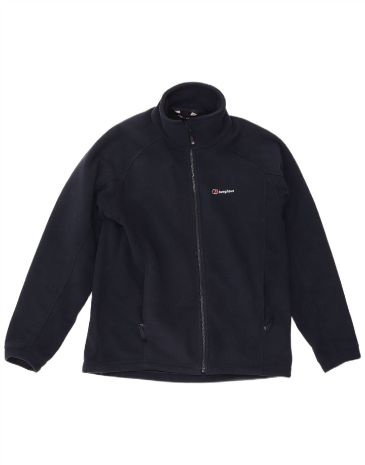 Berghaus Herre Liner Fleece Jakke UK 40 Large Navy Blue Polyester