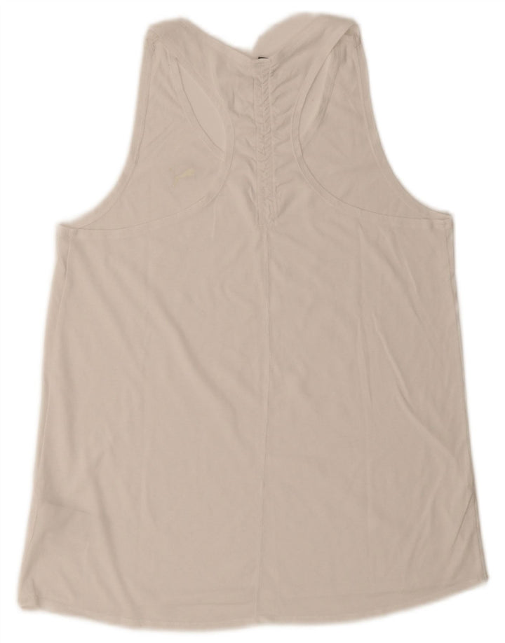 Puma Damevest Top UK 12 Medium White Polyester