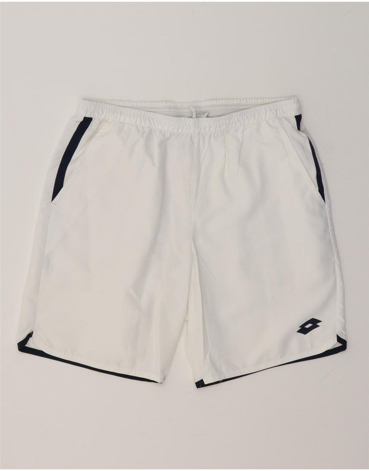 LOTTO Sportshorts til mænd Small White Polyester