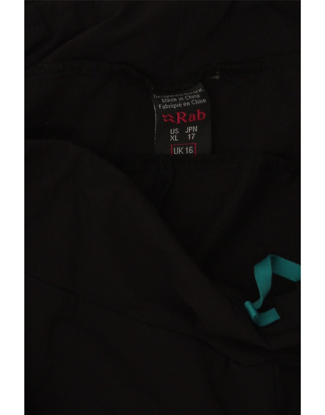 Rab Træningsdragtsbukser til kvinder UK 16 Large Black