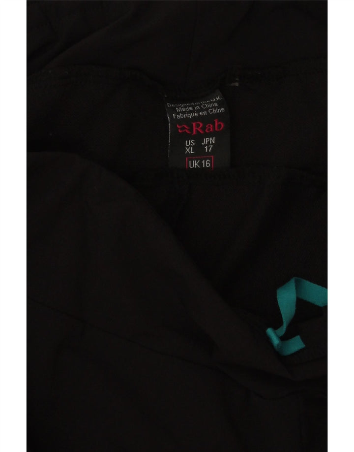 Rab Træningsdragtsbukser til kvinder UK 16 Large Black