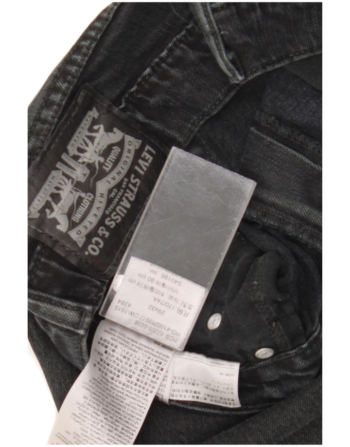 Levi's denimshorts til mænd W29, lille sort bomuld
