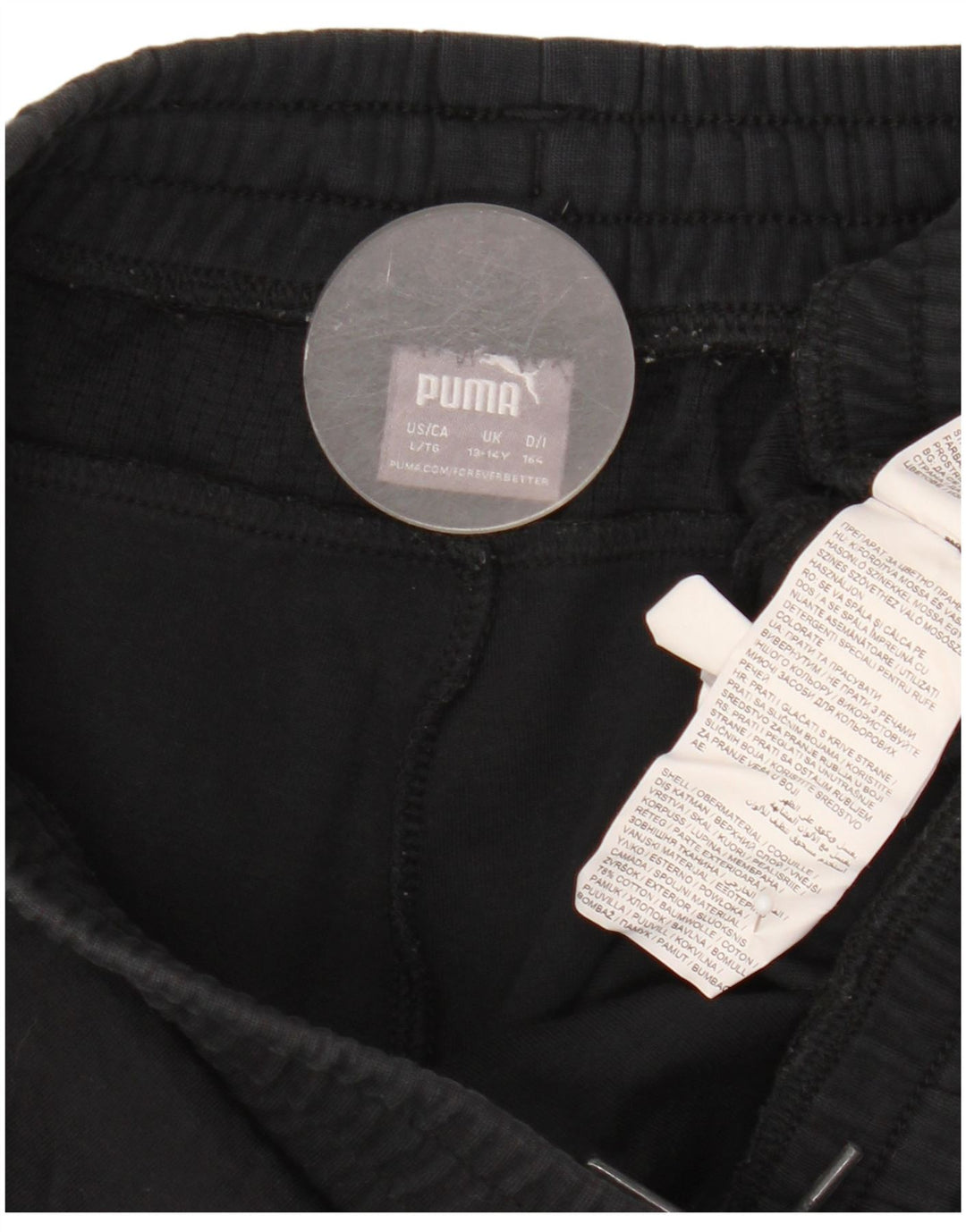 Puma Boys Sports Shorts 13-14 år Sort Bomuld