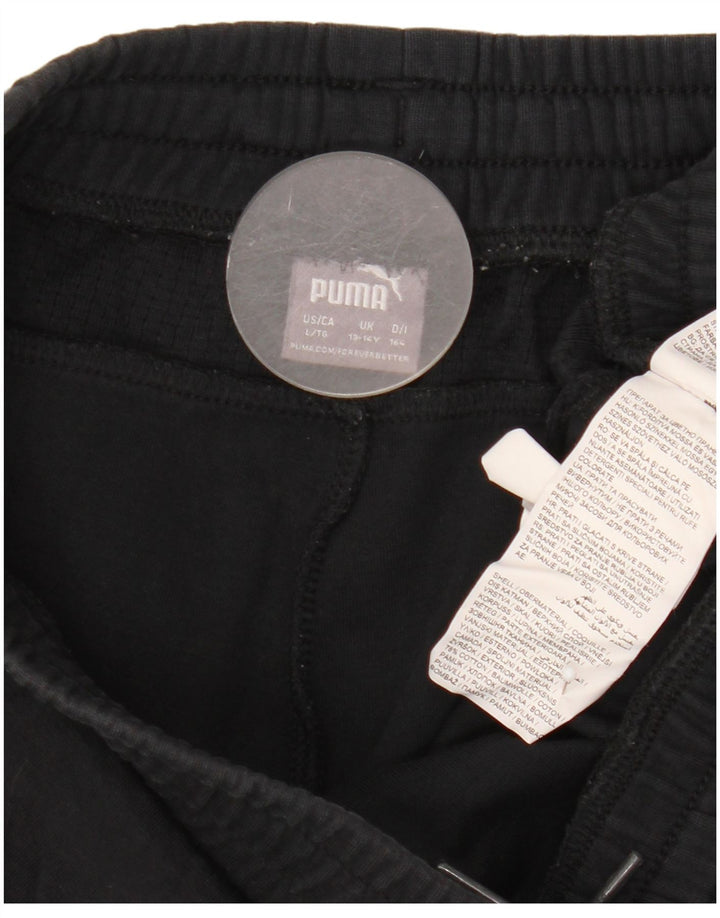 Puma Boys Sports Shorts 13-14 år Sort Bomuld