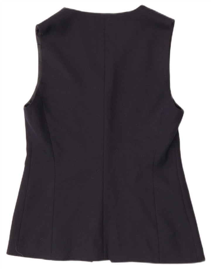 Vintage Damevest IT 42 Medium Navy Blue