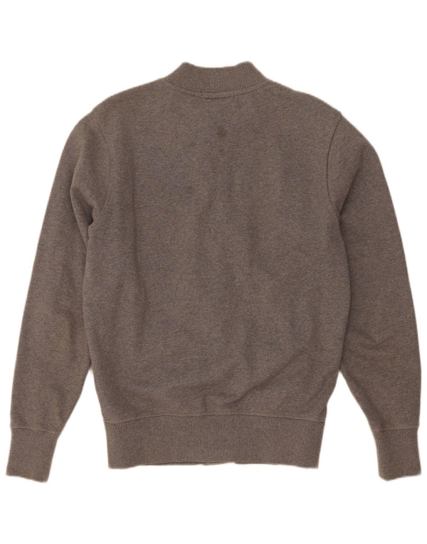 Lyle & Scott Mens Cardigan Sweater Small Grey Cotton