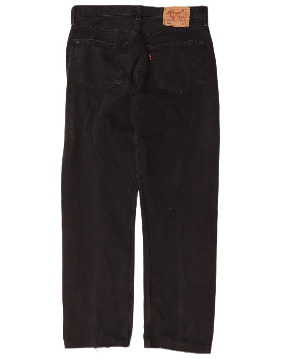 Levi's Womens 501 W32 L29 Sort bomuld