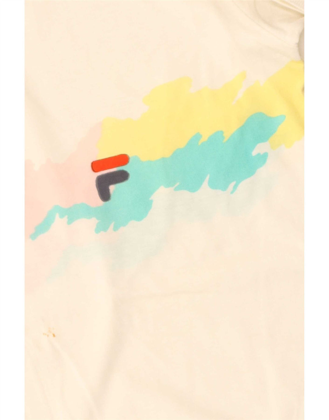 Fila Polo Shirt til mænd IT 54 XL Hvid Tie Dye