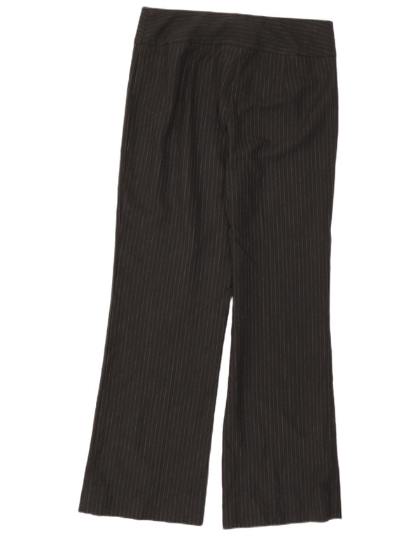 Benetton kvinders brede ben bukser W28 L28 sort stribet